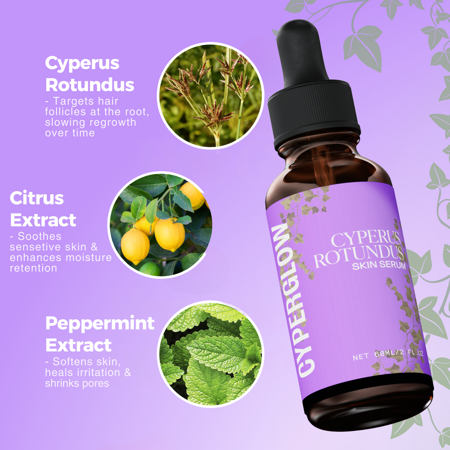 Ruvall™ - Cyperus Rotundus Skin Serum