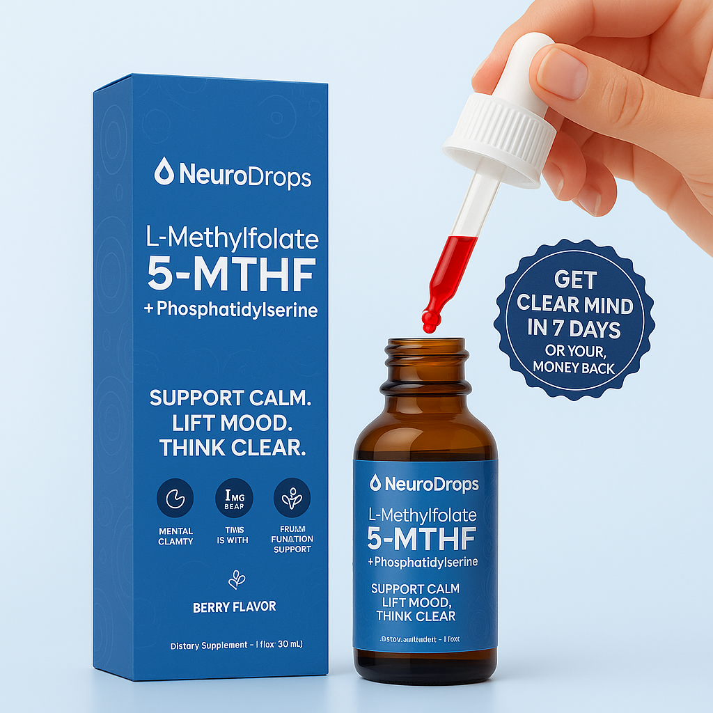 Ruvall™ Bioactive L-Methylfolate — Drops for Fast Focus Support