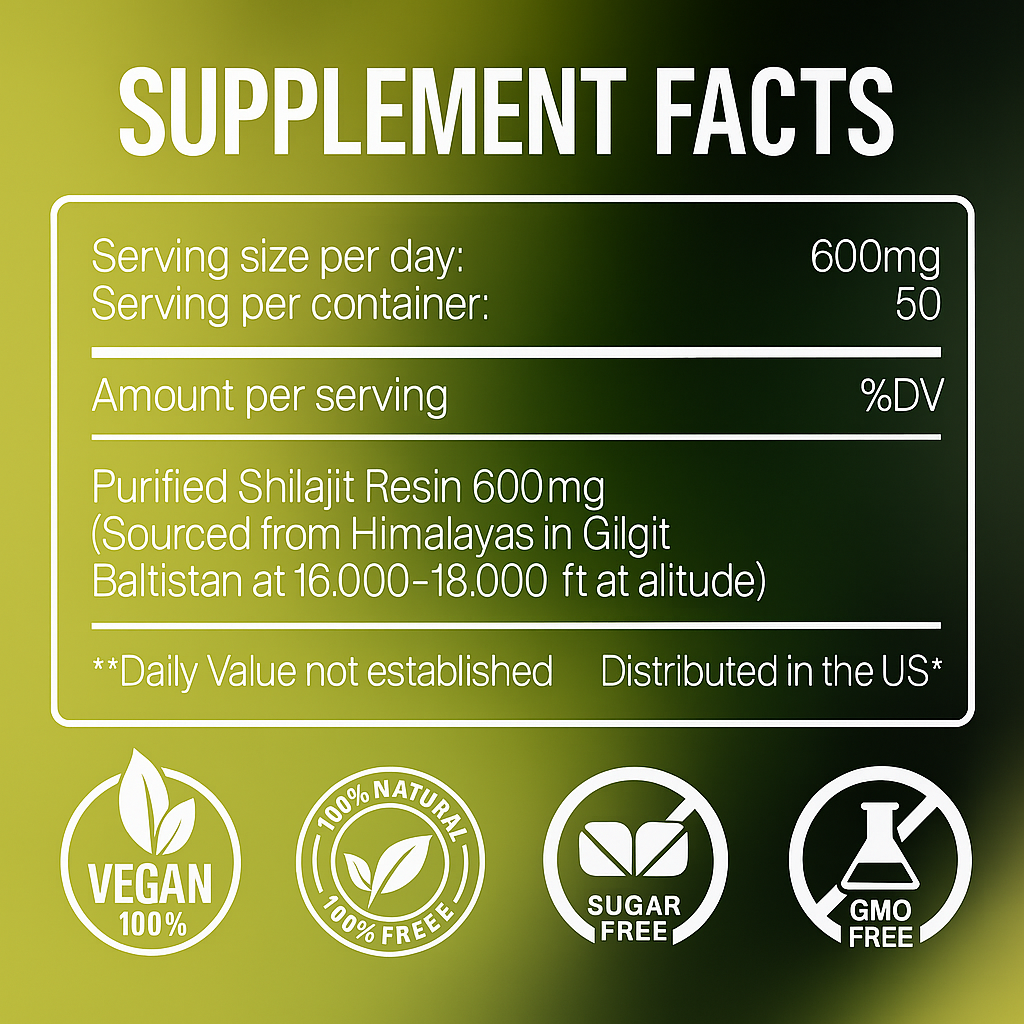 RUVALL™  Pure Shilajit Resin