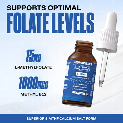 Ruvall™ Bioactive L-Methylfolate — Drops for Fast Focus Support